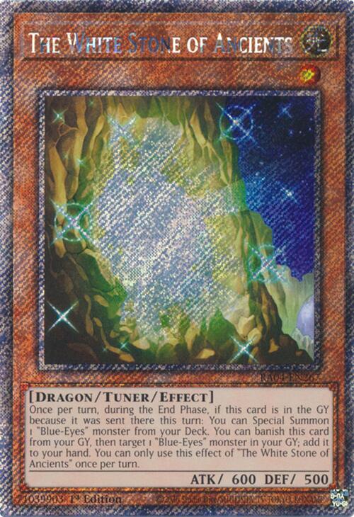 The White Stone of Ancients [RA04-EN267] Platinum Secret Rare | Gam3 Escape