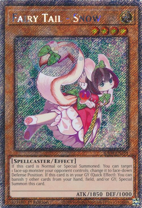 Fairy Tail - Snow [RA04-EN269] Platinum Secret Rare | Gam3 Escape