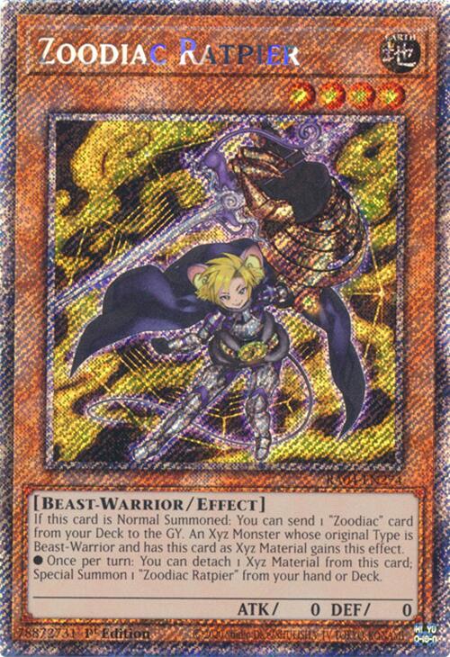 Zoodiac Ratpier [RA04-EN274] Platinum Secret Rare | Gam3 Escape