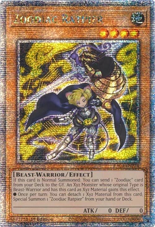 Zoodiac Ratpier [RA04-EN274] Quarter Century Secret Rare | Gam3 Escape