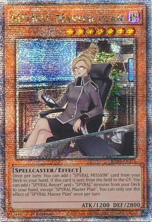 SPYRAL Master Plan [RA04-EN276] Quarter Century Secret Rare | Gam3 Escape