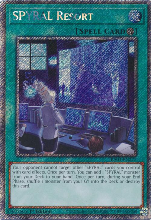 SPYRAL Resort [RA04-EN277] Platinum Secret Rare | Gam3 Escape