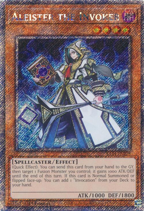 Aleister the Invoker [RA04-EN278] Platinum Secret Rare | Gam3 Escape