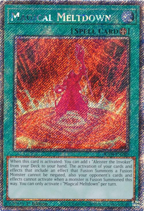 Magical Meltdown [RA04-EN280] Platinum Secret Rare | Gam3 Escape