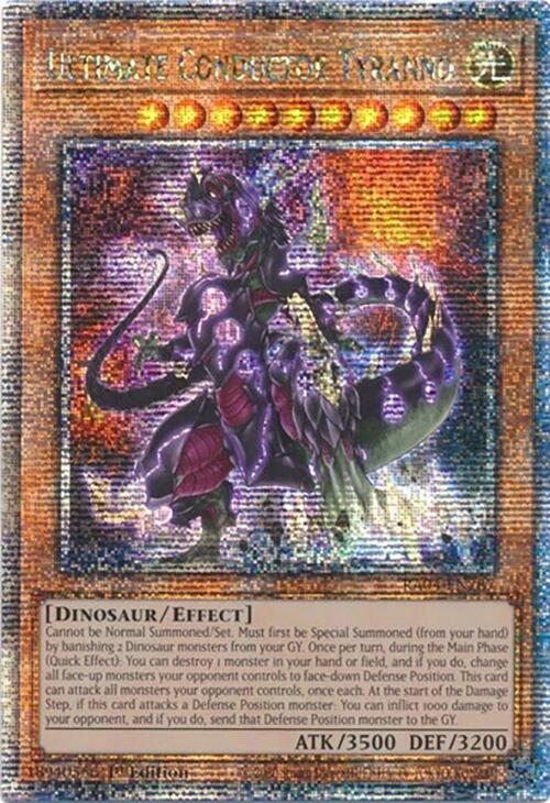 Ultimate Conductor Tyranno [RA04-EN287] Quarter Century Secret Rare | Gam3 Escape