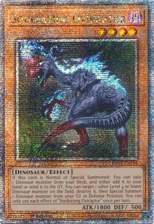 Souleating Oviraptor [RA04-EN288] Quarter Century Secret Rare | Gam3 Escape