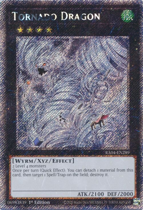 Tornado Dragon [RA04-EN289] Platinum Secret Rare | Gam3 Escape