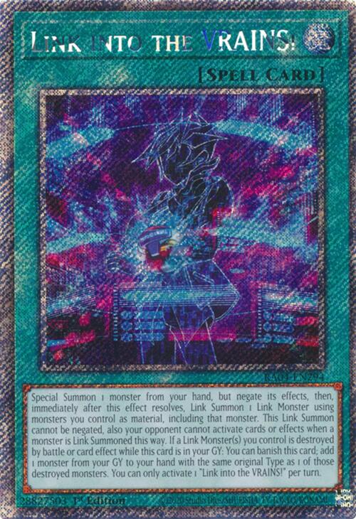 Link into the VRAINS! [RA04-EN294] Platinum Secret Rare | Gam3 Escape