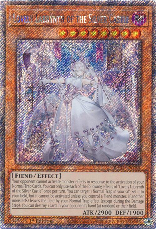 Lovely Labrynth of the Silver Castle [RA04-EN295] Platinum Secret Rare | Gam3 Escape