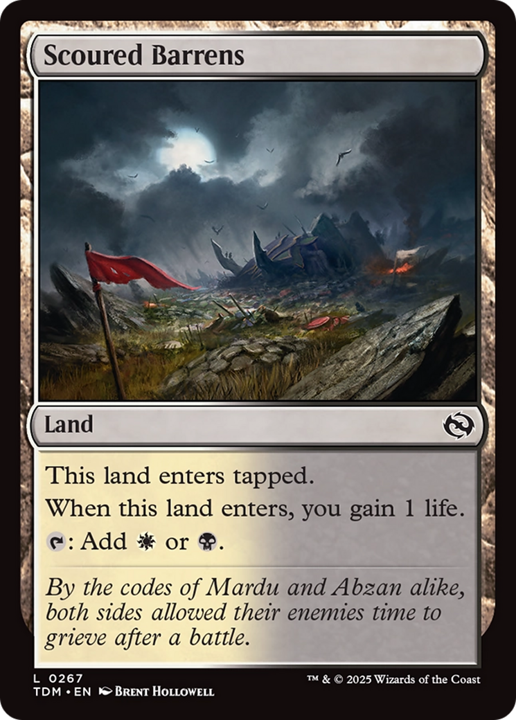 Scoured Barrens [Tarkir: Dragonstorm] | Gam3 Escape