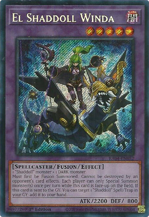 El Shaddoll Winda [RA04-EN052] Secret Rare | Gam3 Escape