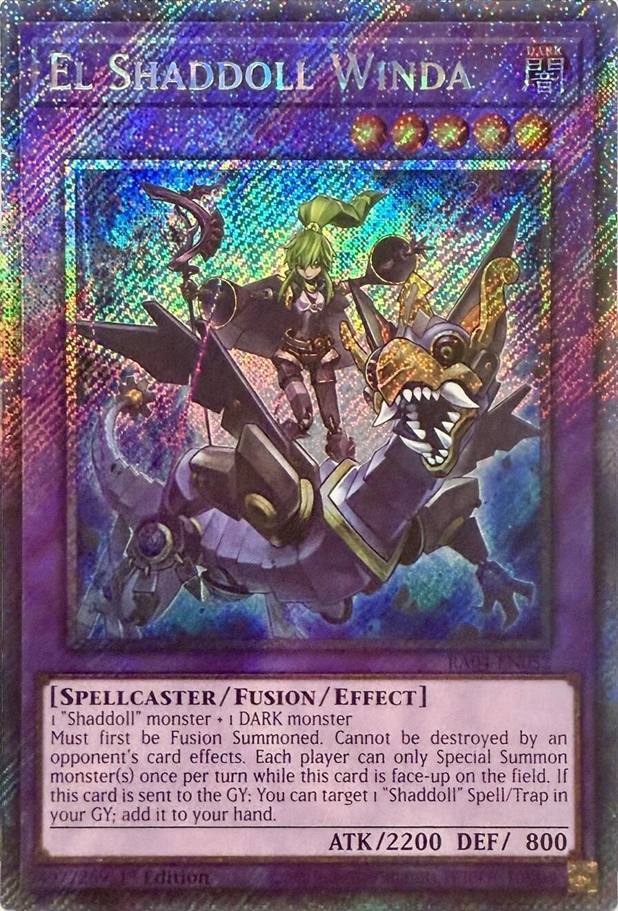 El Shaddoll Winda [RA04-EN052] Platinum Secret Rare | Gam3 Escape