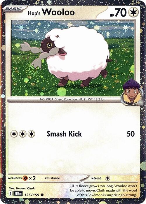Hop's Wooloo (135/159) (Cosmos Holo) [Scarlet & Violet: Journey Together] | Gam3 Escape