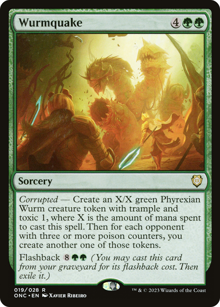 Wurmquake [Phyrexia: All Will Be One Commander] | Gam3 Escape