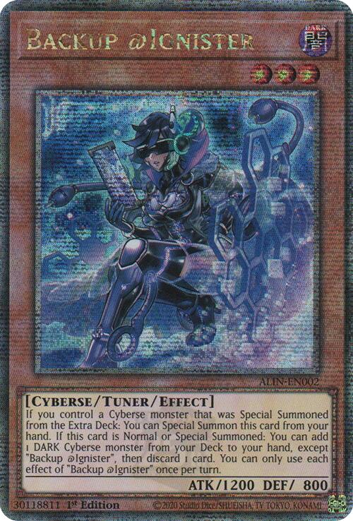 Backup @Ignister [ALIN-EN002] Quarter Century Secret Rare | Gam3 Escape