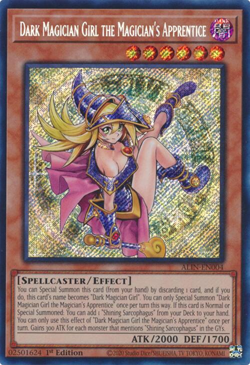Dark Magician Girl the Magician's Apprentice [ALIN-EN004] Secret Rare | Gam3 Escape