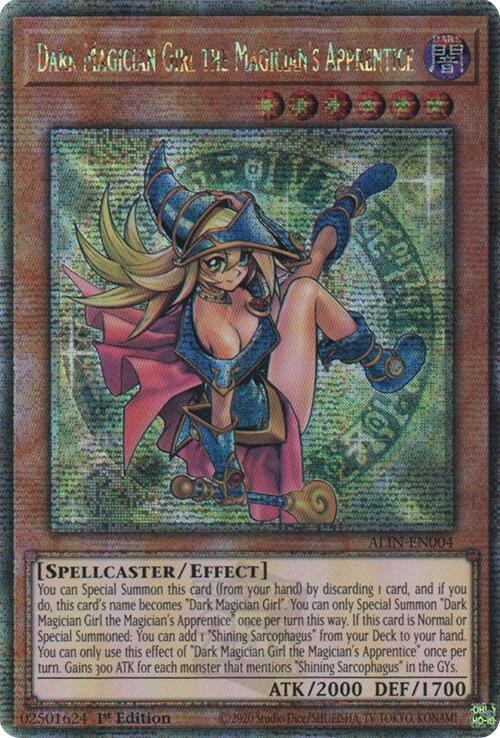 Dark Magician Girl the Magician's Apprentice [ALIN-EN004] Quarter Century Secret Rare | Gam3 Escape