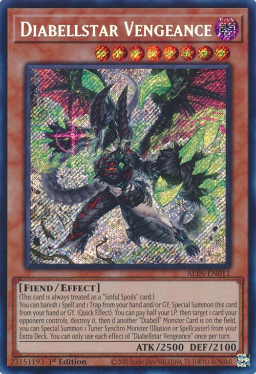 Diabellstar Vengeance [ALIN-EN011] Secret Rare | Gam3 Escape