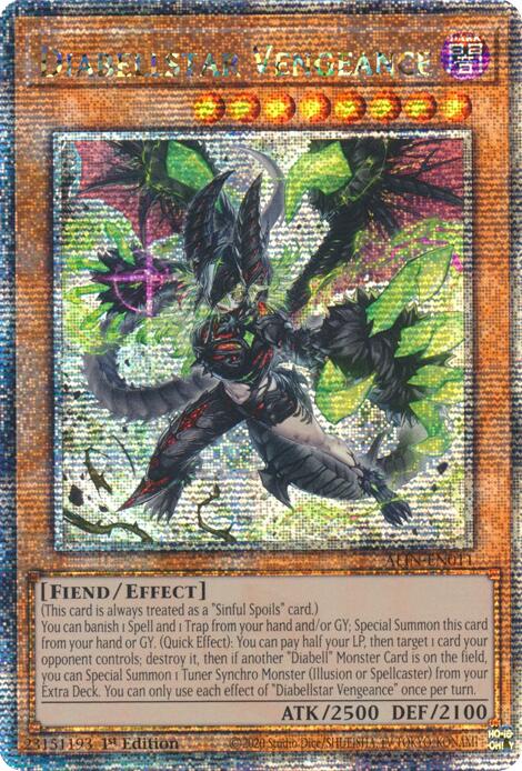 Diabellstar Vengeance [ALIN-EN011] Quarter Century Secret Rare | Gam3 Escape