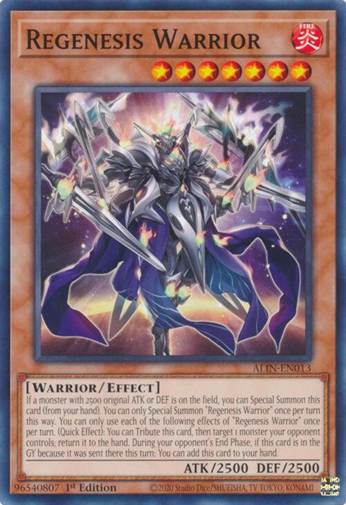 Regenesis Warrior [ALIN-EN013] Common | Gam3 Escape