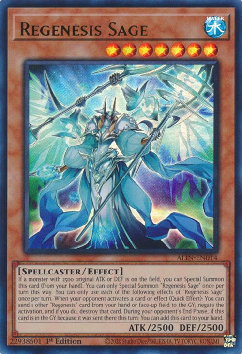 Regenesis Sage [ALIN-EN014] Ultra Rare | Gam3 Escape