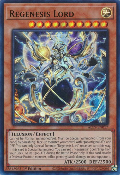 Regenesis Lord [ALIN-EN017] Ultra Rare | Gam3 Escape