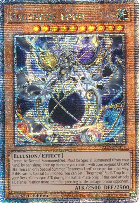 Regenesis Lord [ALIN-EN017] Quarter Century Secret Rare | Gam3 Escape