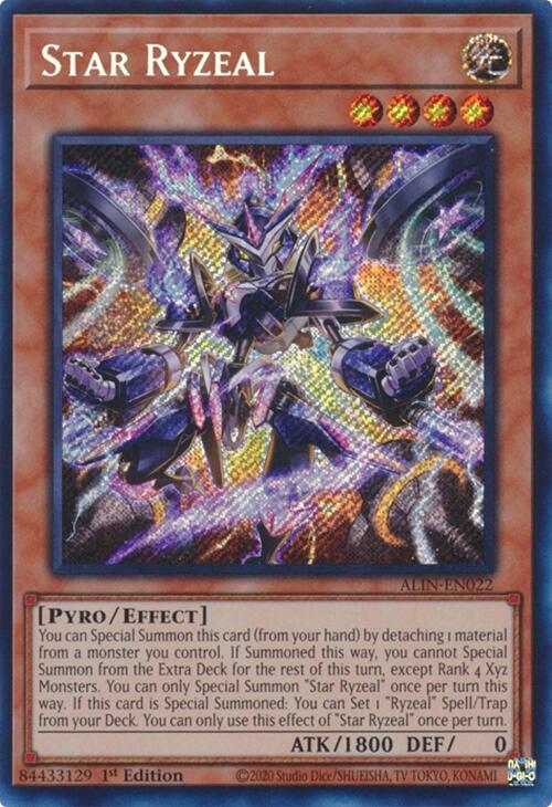 Star Ryzeal [ALIN-EN022] Secret Rare | Gam3 Escape