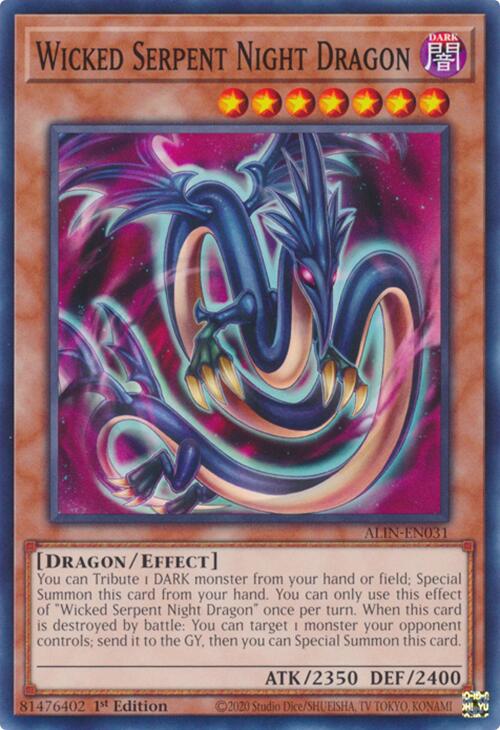 Wicked Serpent Night Dragon [ALIN-EN031] Common | Gam3 Escape