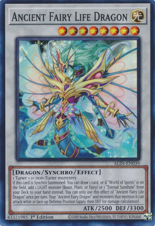 Ancient Fairy Life Dragon [ALIN-EN039] Super Rare | Gam3 Escape