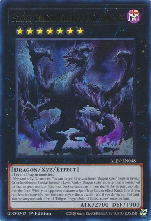 Eclipse, Dragon Ruler of Catastrophes [ALIN-EN048] Ultra Rare | Gam3 Escape