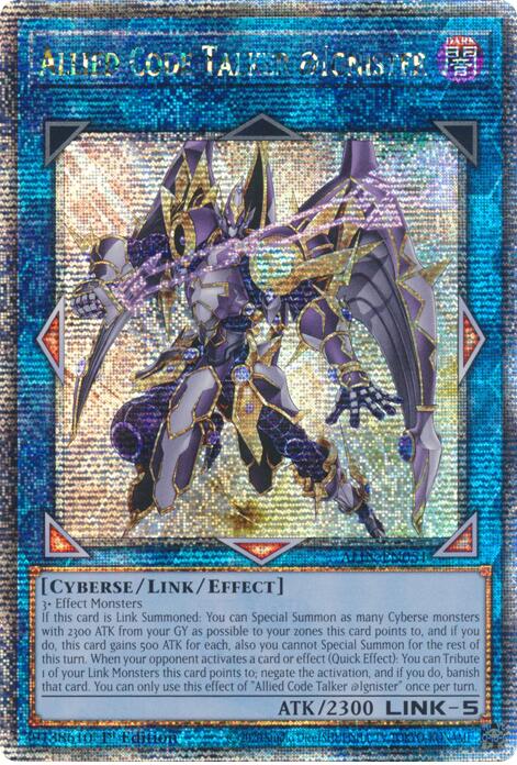 Allied Code Talker @Ignister [ALIN-EN051] Quarter Century Secret Rare | Gam3 Escape