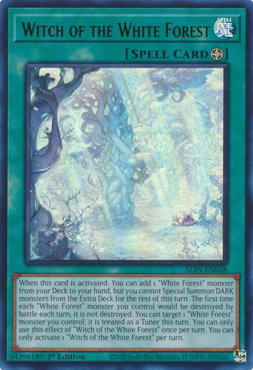 Witch of the White Forest [ALIN-EN058] Ultra Rare | Gam3 Escape