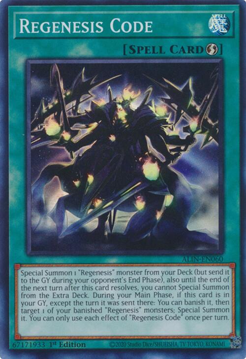 Regenesis Code [ALIN-EN060] Super Rare | Gam3 Escape