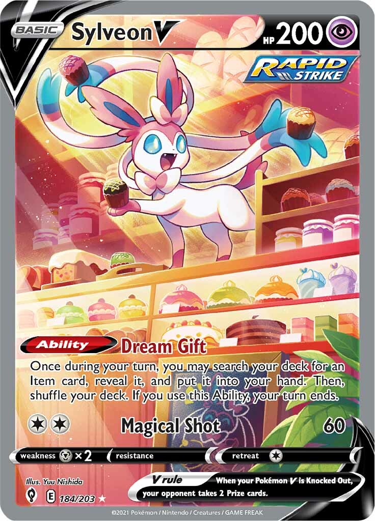 Sylveon V (184/203) [Sword & Shield: Evolving Skies] | Gam3 Escape