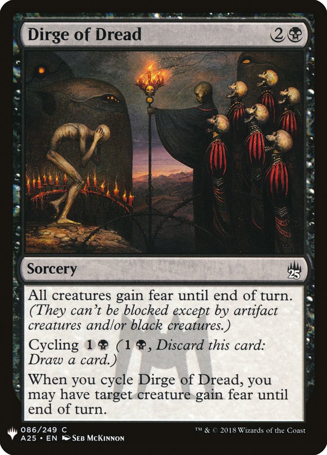 Dirge of Dread [Mystery Booster] | Gam3 Escape