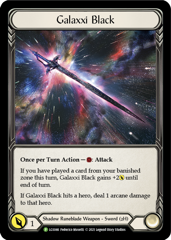 Galaxxi Black [LGS046] (Promo)  Cold Foil | Gam3 Escape