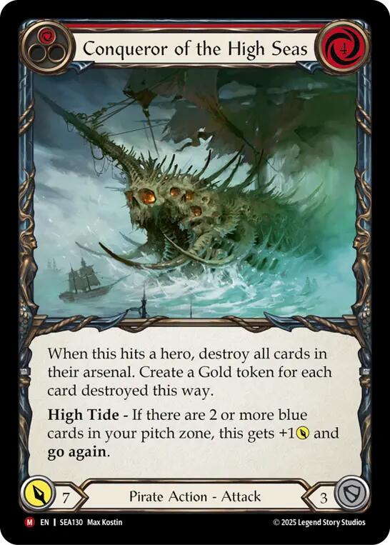 Conqueror of the High Seas (Rainbow Foil) [SEA130] (High Seas)  Rainbow Foil | Gam3 Escape
