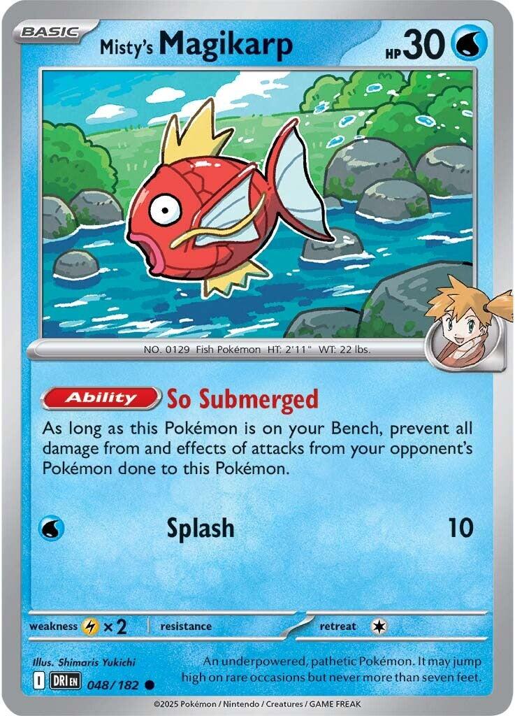 Misty's Magikarp (048/182) [Scarlet & Violet: Destined Rivals] | Gam3 Escape