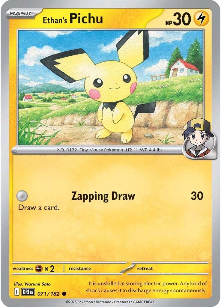 Ethan's Pichu (071/182) [Scarlet & Violet: Destined Rivals] | Gam3 Escape