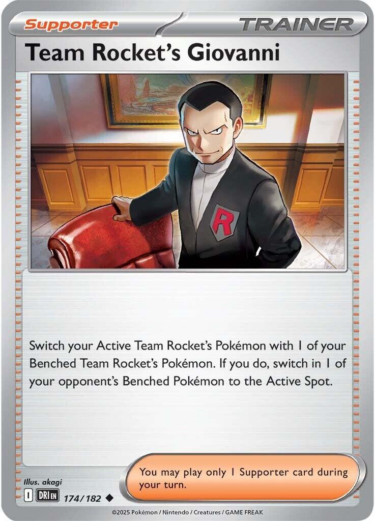 Team Rocket's Giovanni (174/182) [Scarlet & Violet: Destined Rivals] | Gam3 Escape