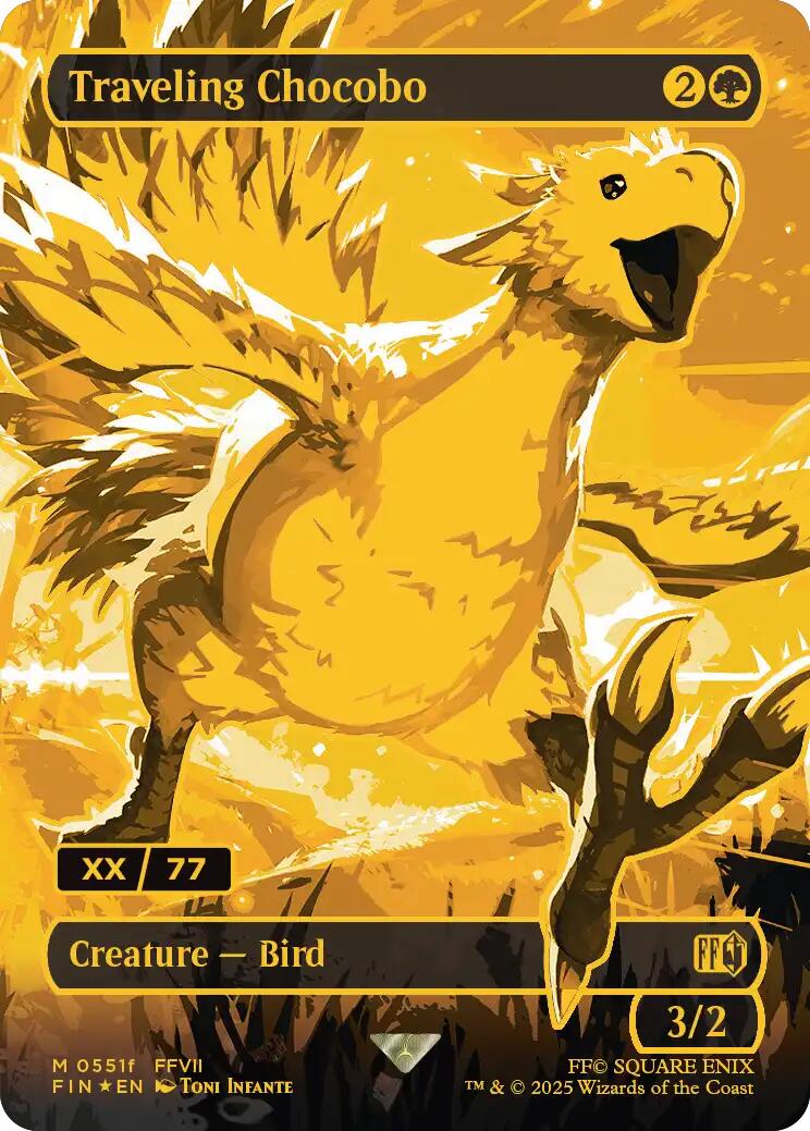 Traveling Chocobo (Borderless) (Serial Numbered) [FINAL FANTASY] | Gam3 Escape