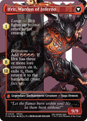 Clive, Ifrit's Dominant // Ifrit, Warden of Inferno (Borderless) (Surge Foil) [FINAL FANTASY] | Gam3 Escape