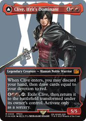 Clive, Ifrit's Dominant // Ifrit, Warden of Inferno (Borderless) (Surge Foil) [FINAL FANTASY] | Gam3 Escape