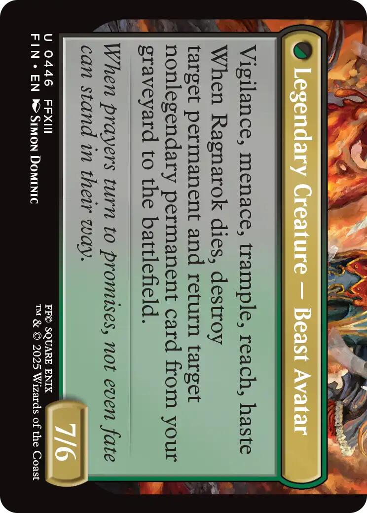 Fang, Fearless l'Cie (Extended Art) [FINAL FANTASY] | Gam3 Escape
