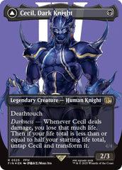 Cecil, Dark Knight // Cecil, Redeemed Paladin (Borderless) (Surge Foil) [FINAL FANTASY] | Gam3 Escape