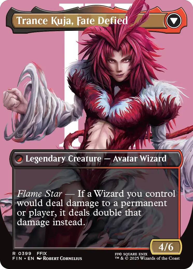 Kuja, Genome Sorcerer // Trance Kuja, Fate Defied (Borderless) [FINAL FANTASY] | Gam3 Escape