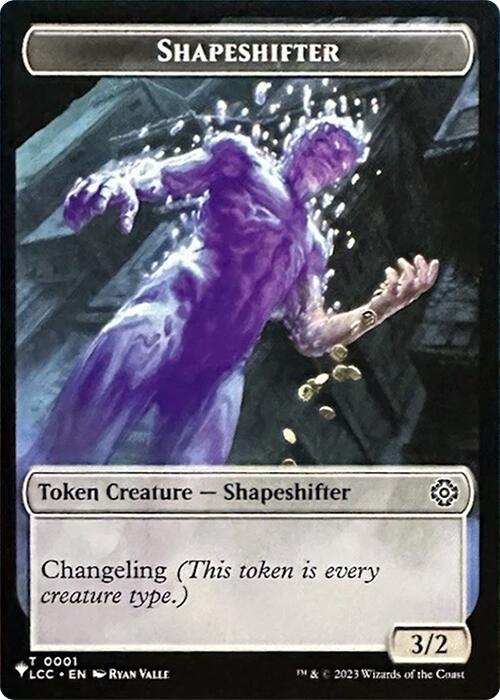 Shapeshifter // Cat Double-Sided Token [Secret Lair Drop Series] | Gam3 Escape