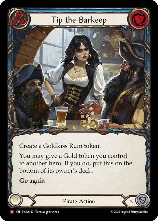 Tip the Barkeep [SEA132] (High Seas)  Rainbow Foil | Gam3 Escape