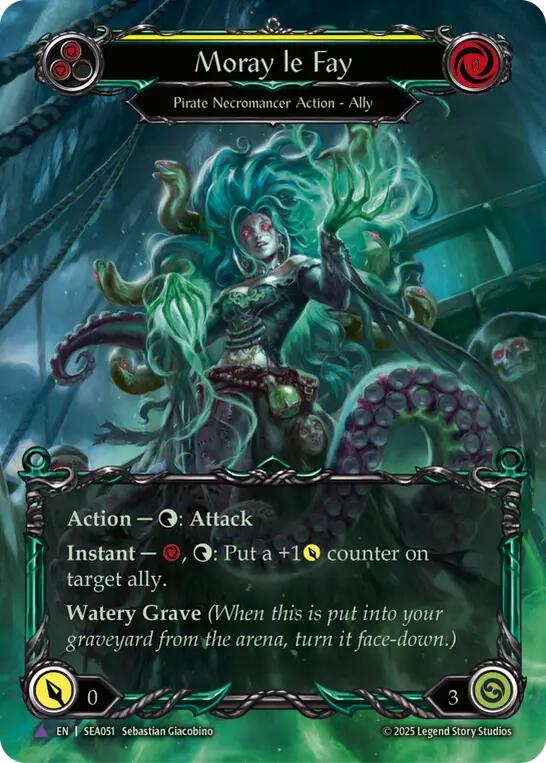 Moray le Fay (Marvel) [SEA051] (High Seas)  Cold Foil | Gam3 Escape